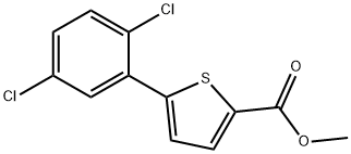 Methyl 5-(2,5-dichlorophenyl)thiophene-2-carboxylate Structural