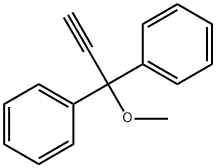 Benzene, 1,1'-(1-methoxy-2-propyn-1-ylidene)bis- Structural