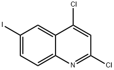Quinoline, 2,4-dichloro-6-iodo- Structural