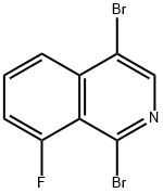 Isoquinoline, 1,4-dibromo-8-fluoro- Structural