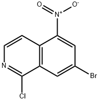 Isoquinoline, 7-bromo-1-chloro-5-nitro- Structural