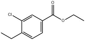 Ethyl 3-chloro-4-ethylbenzoate Structural