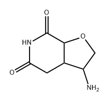 Furo[2,3-c]pyridine-5,7(4H,6H)-dione, 3-aminotetrahydro- Structural