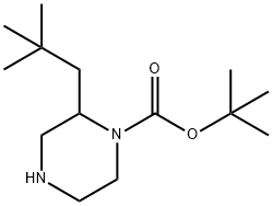 tert-butyl
2-(2,2-dimethylpropyl)piperazine-1-carboxylate