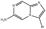 Imidazo[1,2-a]pyrazin-6-amine, 3-bromo- Structural