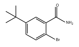 Benzamide, 2-bromo-5-(1,1-dimethylethyl)- Structural