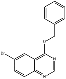 Quinazoline, 6-bromo-4-(phenylmethoxy)- Structural