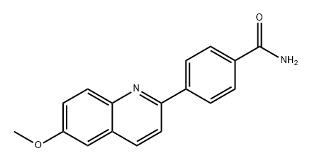 Benzamide, 4-(6-methoxy-2-quinolinyl)- Structural