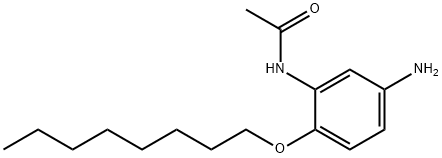 Acetamide, N-[5-amino-2-(octyloxy)phenyl]- Structural