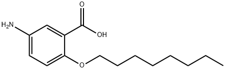 Benzoic acid, 5-amino-2-(octyloxy)- Structural
