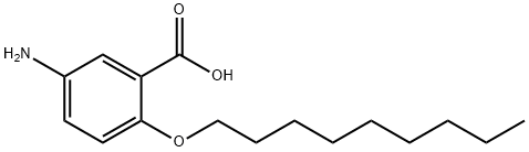 Benzoic acid, 5-amino-2-(nonyloxy)- Structural