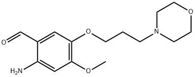 Benzaldehyde, 2-amino-4-methoxy-5-[3-(4-morpholinyl)propoxy]-