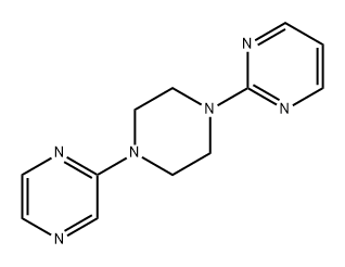 Pyrimidine, 2-[4-(2-pyrazinyl)-1-piperazinyl]- Structural
