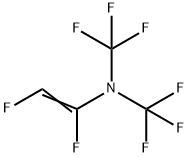 vinylamine-1,2-difluoro-N,N-bis(trifluoromethyl) Structural