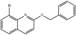 Quinoline, 8-bromo-2-(phenylmethoxy)- Structural