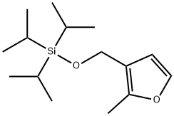Furan, 2-methyl-3-[[[tris(1-methylethyl)silyl]oxy]methyl]- Structural