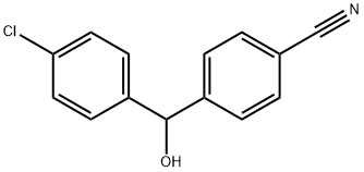 Benzonitrile, 4-[(4-chlorophenyl)hydroxymethyl]- Structural