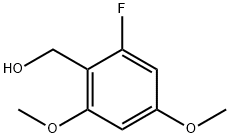 Benzenemethanol, 2-fluoro-4,6-dimethoxy- Structural