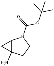 t-Butyl 5-amino-2-azabicyclo[3.1.0]hexane-2-carboxylate Structural
