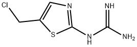 Guanidine, N-[5-(chloromethyl)-2-thiazolyl]- Structural
