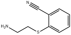Benzonitrile, 2-[(2-aminoethyl)thio]- Structural