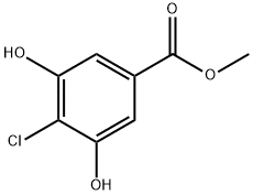 Benzoic acid, 4-chloro-3,5-dihydroxy-, methyl ester Structural