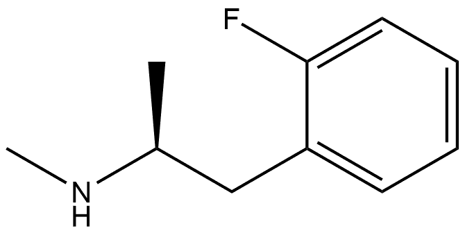 Benzeneethanamine, 2-fluoro-N,α-dimethyl-, (αS)- Structural