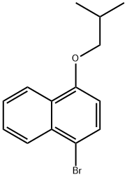 Naphthalene, 1-bromo-4-(2-methylpropoxy)- Structural