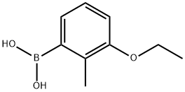 Boronic acid, B-(3-ethoxy-2-methylphenyl)- Structural