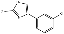 Oxazole, 2-chloro-4-(3-chlorophenyl)- Structural