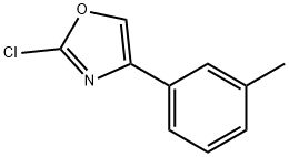 Oxazole, 2-chloro-4-(3-methylphenyl)- Structural