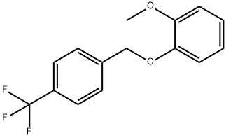 Benzene, 1-methoxy-2-[[4-(trifluoromethyl)phenyl]methoxy]- Structural