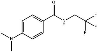 Benzamide, 4-(dimethylamino)-N-(2,2,2-trifluoroethyl)- Structural