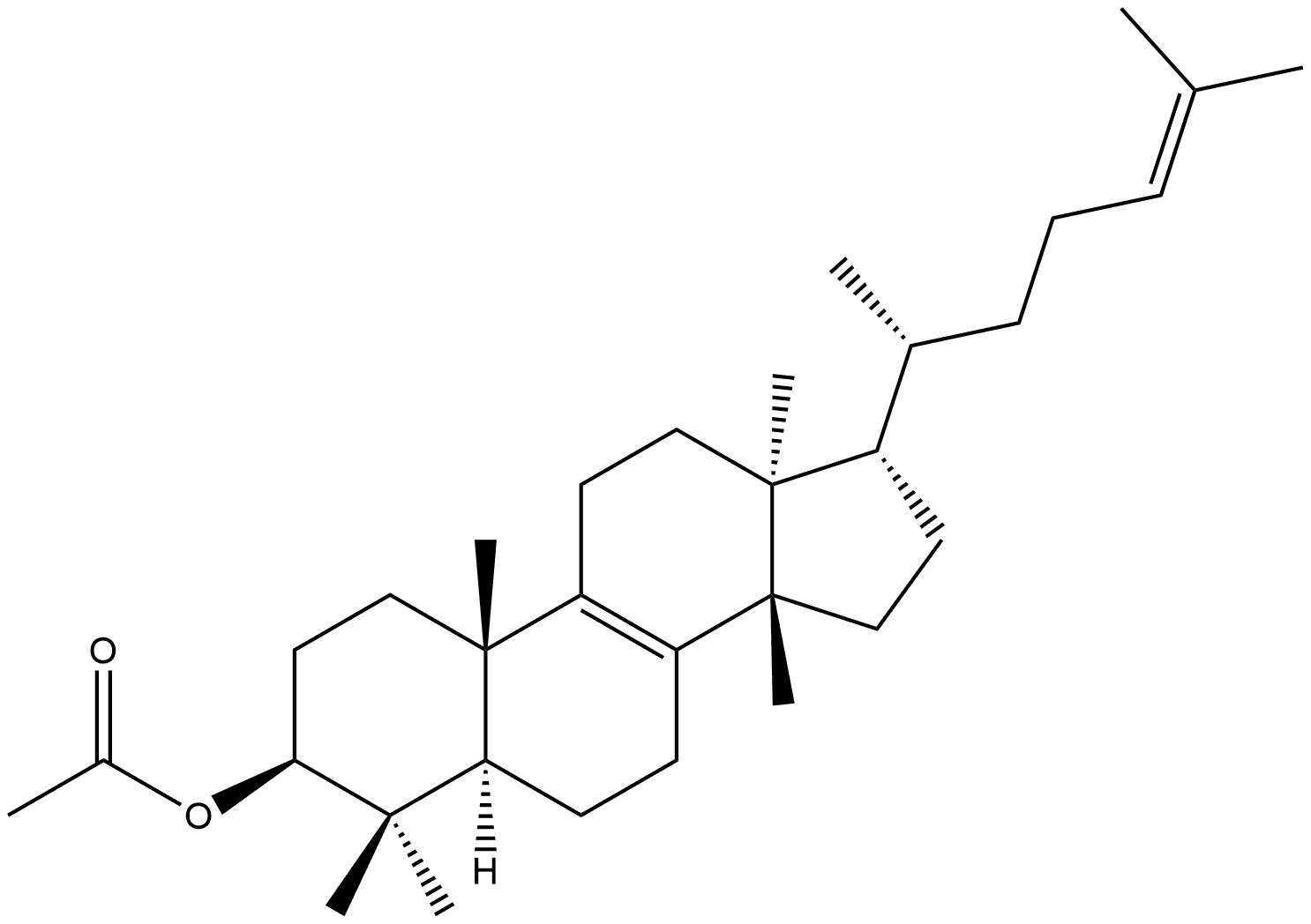 Euphol Acetate Structural