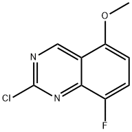 Quinazoline, 2-chloro-8-fluoro-5-methoxy- Structural