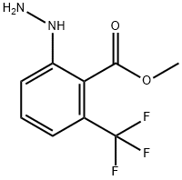 Methyl 2-hydrazinyl-6-(trifluoromethyl)benzoate Structural
