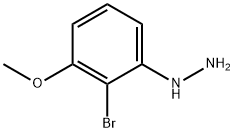 Hydrazine, (2-bromo-3-methoxyphenyl)- Structural