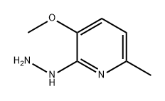 Pyridine, 2-hydrazinyl-3-methoxy-6-methyl- Structural