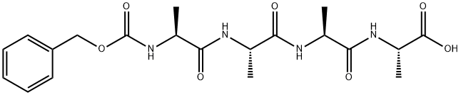 L-Alanine, N-[(phenylmethoxy)carbonyl]-L-alanyl-L-alanyl-L-alanyl- (9CI) Structural