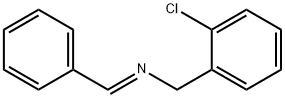 Benzenemethanamine, 2-chloro-N-(phenylmethylene)-, (E)- (9CI) Structural