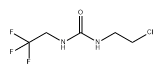 Urea, N-(2-chloroethyl)-N'-(2,2,2-trifluoroethyl)- Structural