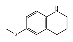 Quinoline, 1,2,3,4-tetrahydro-6-(methylthio)- Structural
