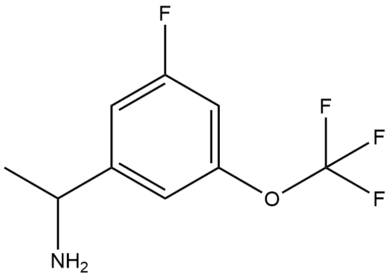 Benzenemethanamine, 3-fluoro-α-methyl-5-(trifluoromethoxy)- Structural