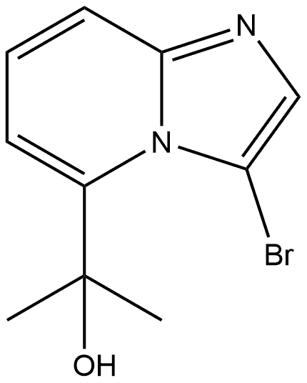 Imidazo[1,2-a]pyridine-5-methanol, 3-bromo-α,α-dimethyl- Structural
