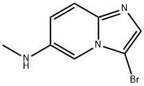 Imidazo[1,2-a]pyridin-6-amine, 3-bromo-N-methyl- Structural