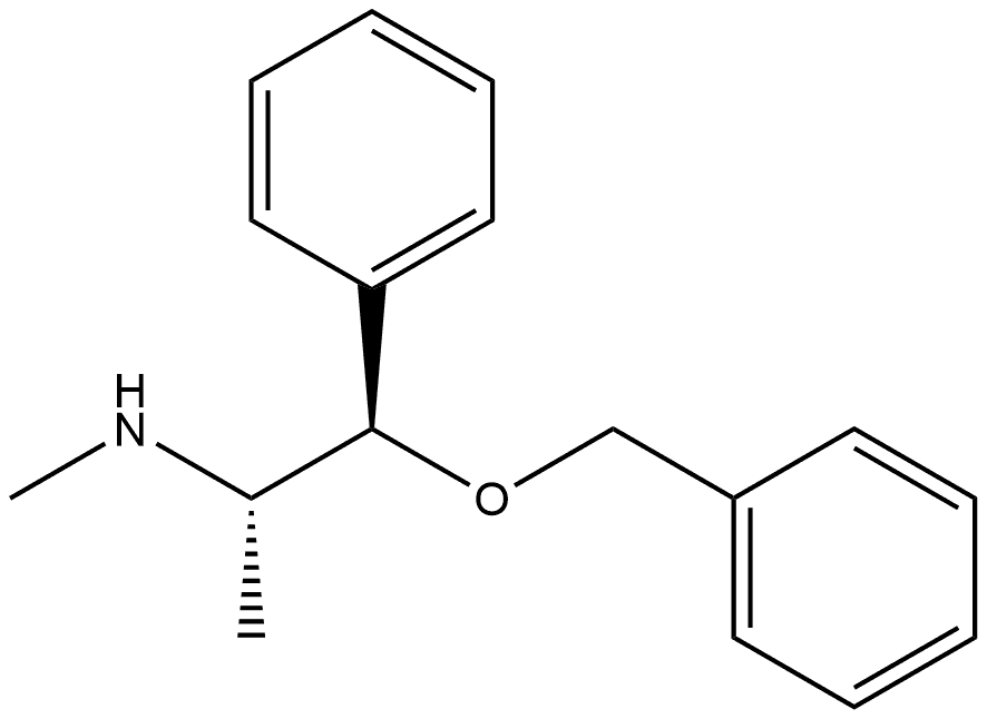 Benzeneethanamine, N,α-dimethyl-β-(phenylmethoxy)-, (αS,βR)- Structural