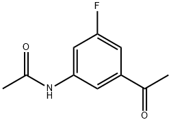 N-(3-ACETYL-5-FLUOROPHENYL)ACETAMIDE Structural