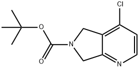 tert-butyl
4-chloro-5H,6H,7H-pyrrolo[3,4-b]pyridine-6-carbox
ylate