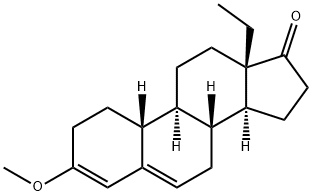 Gona-3,5-dien-17-one, 13-ethyl-3-methoxy- Structural
