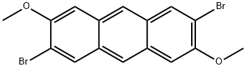 Anthracene, 2,6-dibromo-3,7-dimethoxy- Structural